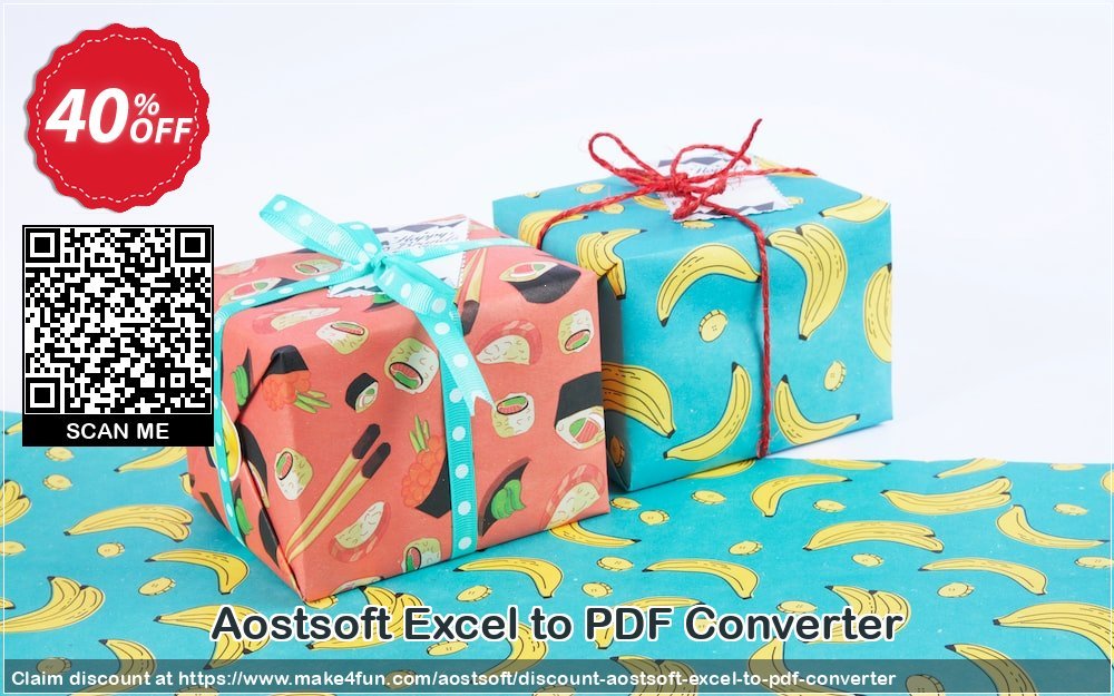Aostsoft Excel To Pdf Converter coupon codes for Bike Commute Day with 45% OFF, May 2025 - Make4fun