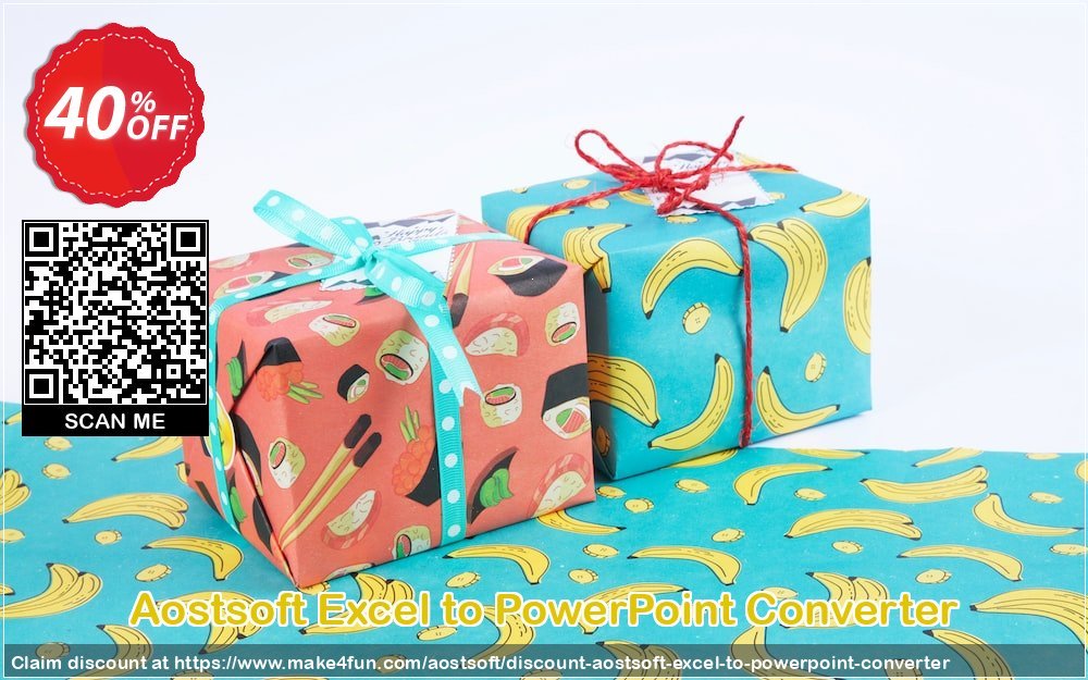 Aostsoft Excel To Powerpoint Converter coupon codes for Bike Commute Day with 45% OFF, May 2025 - Make4fun