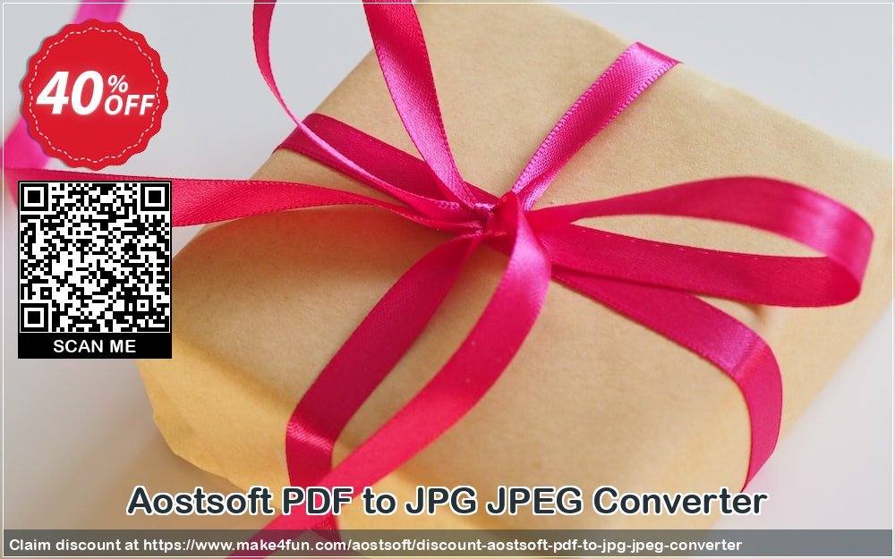 Aostsoft Pdf To Jpg Jpeg Converter coupon codes for Mom's Day with 45% OFF, May 2025 - Make4fun