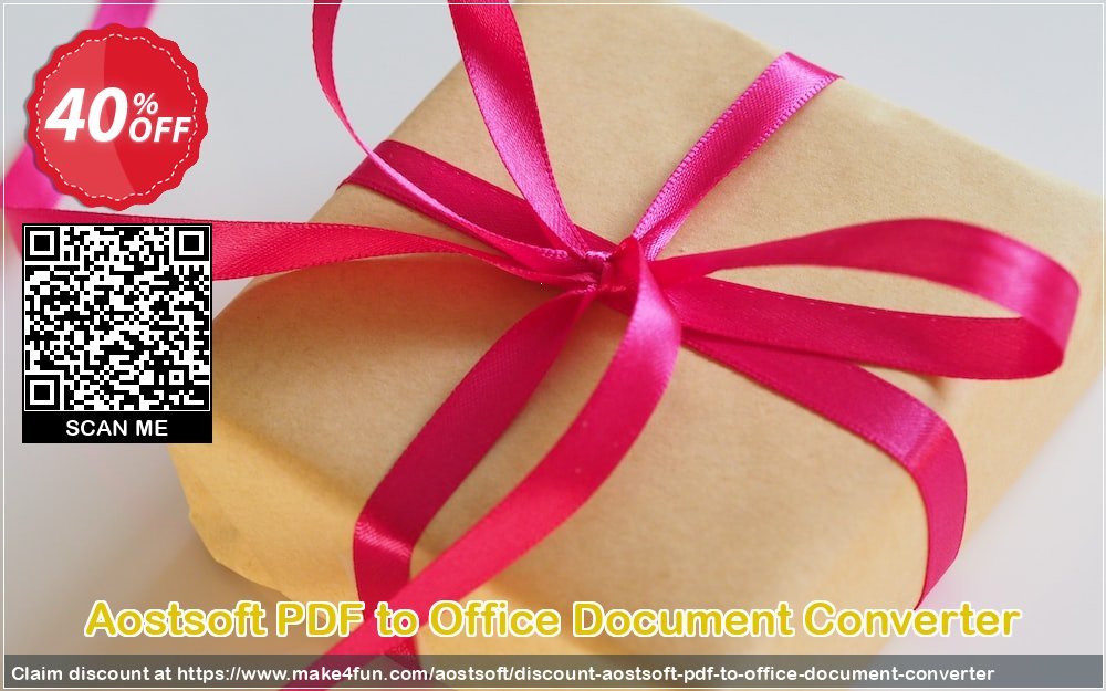 Aostsoft pdf to office document converter coupon codes for #mothersday with 45% OFF, May 2024 - Make4fun