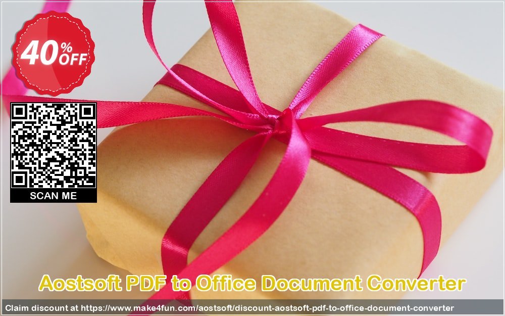 Aostsoft Pdf To Office Document Converter coupon codes for Mom's Day with 45% OFF, May 2025 - Make4fun