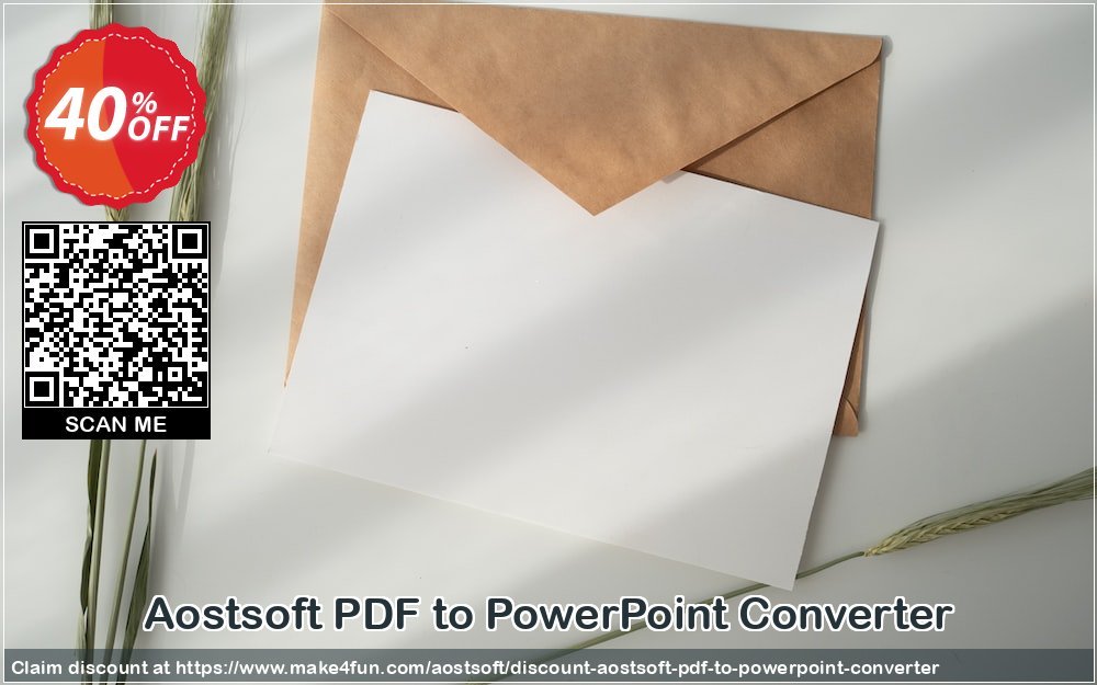 Aostsoft Pdf To Powerpoint Converter coupon codes for Mom's Special Day with 45% OFF, May 2025 - Make4fun