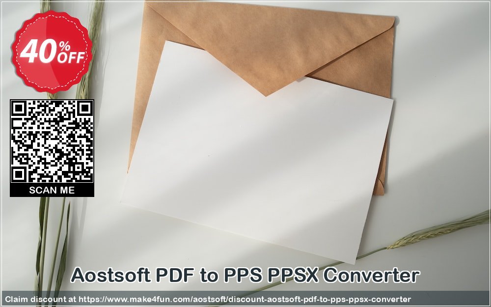 Aostsoft Pdf To Pps Ppsx Converter coupon codes for Mom's Day with 45% OFF, May 2025 - Make4fun