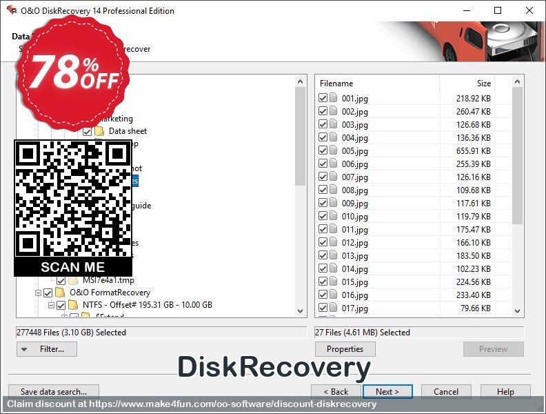 Diskrecovery coupon codes for Embrace Day with 80% OFF, March 2024 - Make4fun