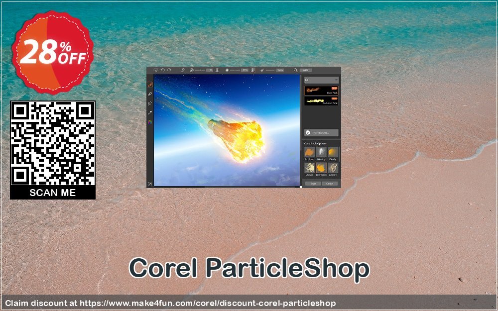 Corel Particleshop coupon codes for Space Day with 30% OFF, May 2025 - Make4fun