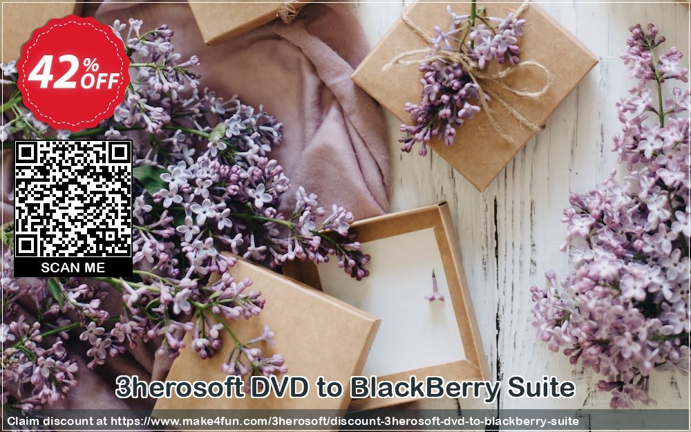 3herosoft dvd to blackberry suite coupon codes for Mom's Special Day with 45% OFF, May 2024 - Make4fun