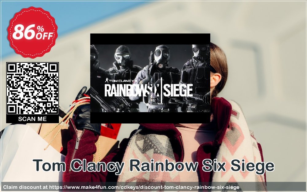 Tom Clancy Rainbow Six Siege coupon codes for May Celebrations with 90% OFF, May 2025 - Make4fun