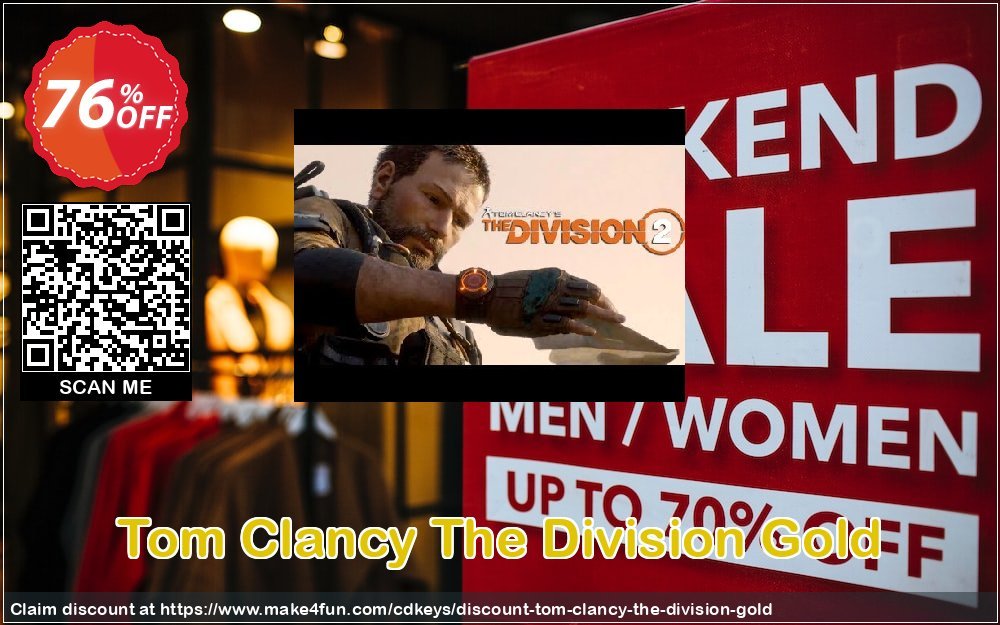Tom Clancy The Division Gold coupon codes for May Celebrations with 80% OFF, May 2025 - Make4fun