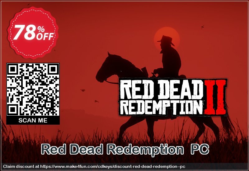 Red dead redemption  pc coupon codes for Mom's Special Day with 80% OFF, May 2024 - Make4fun