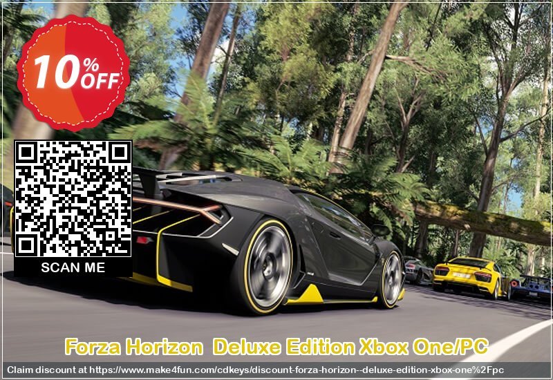 Forza Horizon Deluxe coupon codes for Mom's Day with 15% OFF, May 2025 - Make4fun