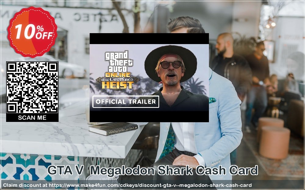 Gta v  megalodon shark cash card coupon codes for Space Day with 15% OFF, May 2024 - Make4fun