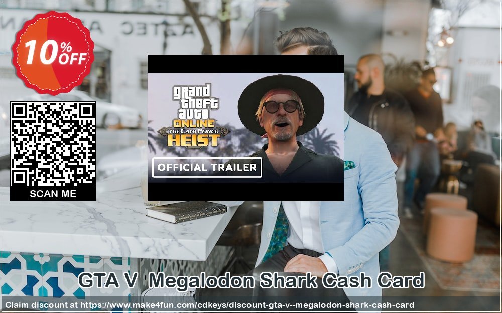 Gta V Megalodon Shark Cash Card coupon codes for Bike Commute Day with 15% OFF, May 2025 - Make4fun