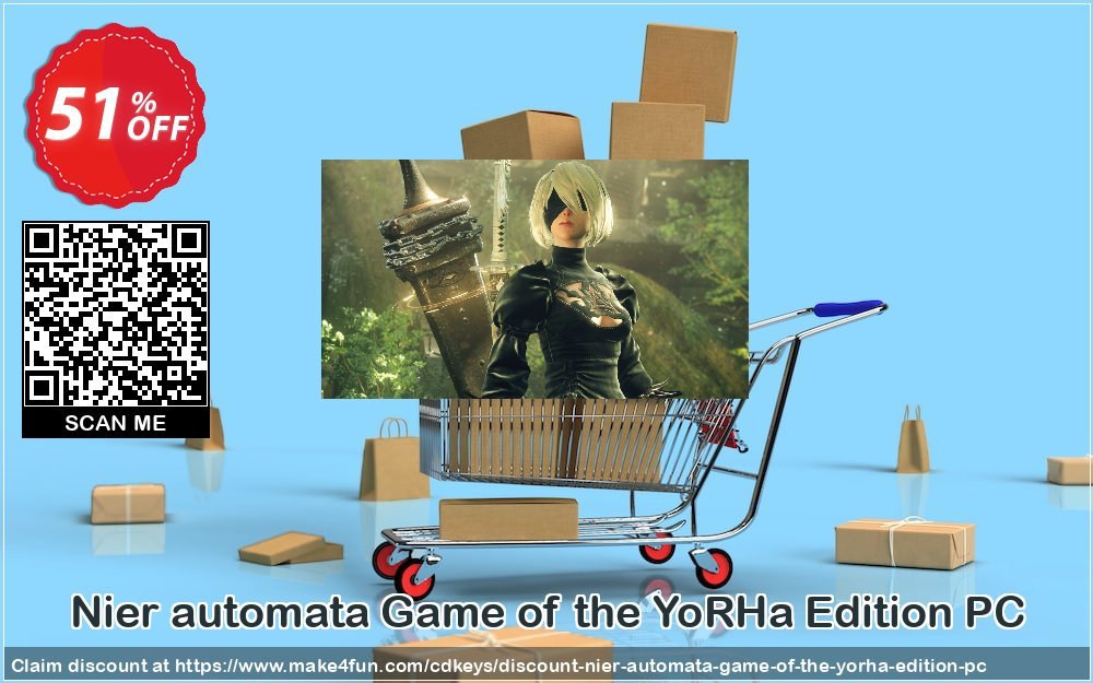 Nier Automata Game Of The Yorha coupon codes for Bike Commute Day with 55% OFF, May 2025 - Make4fun