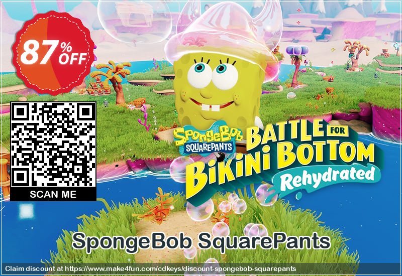 Spongebob Squarepants coupon codes for May Celebrations with 90% OFF, May 2025 - Make4fun