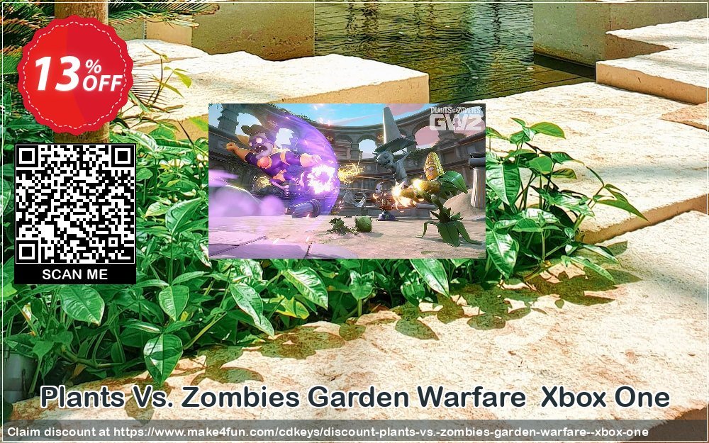 Plants Vs. Zombies Garden Warfare One coupon codes for Mom's Special Day with 15% OFF, May 2025 - Make4fun
