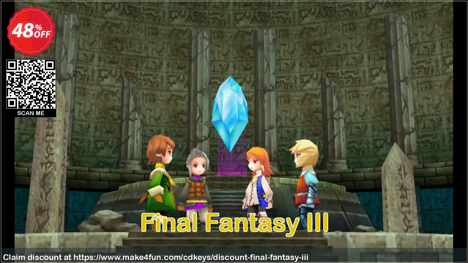 Final Fantasy Iii coupon codes for PB Lover's Day with 55% OFF, March 2025 - Make4fun