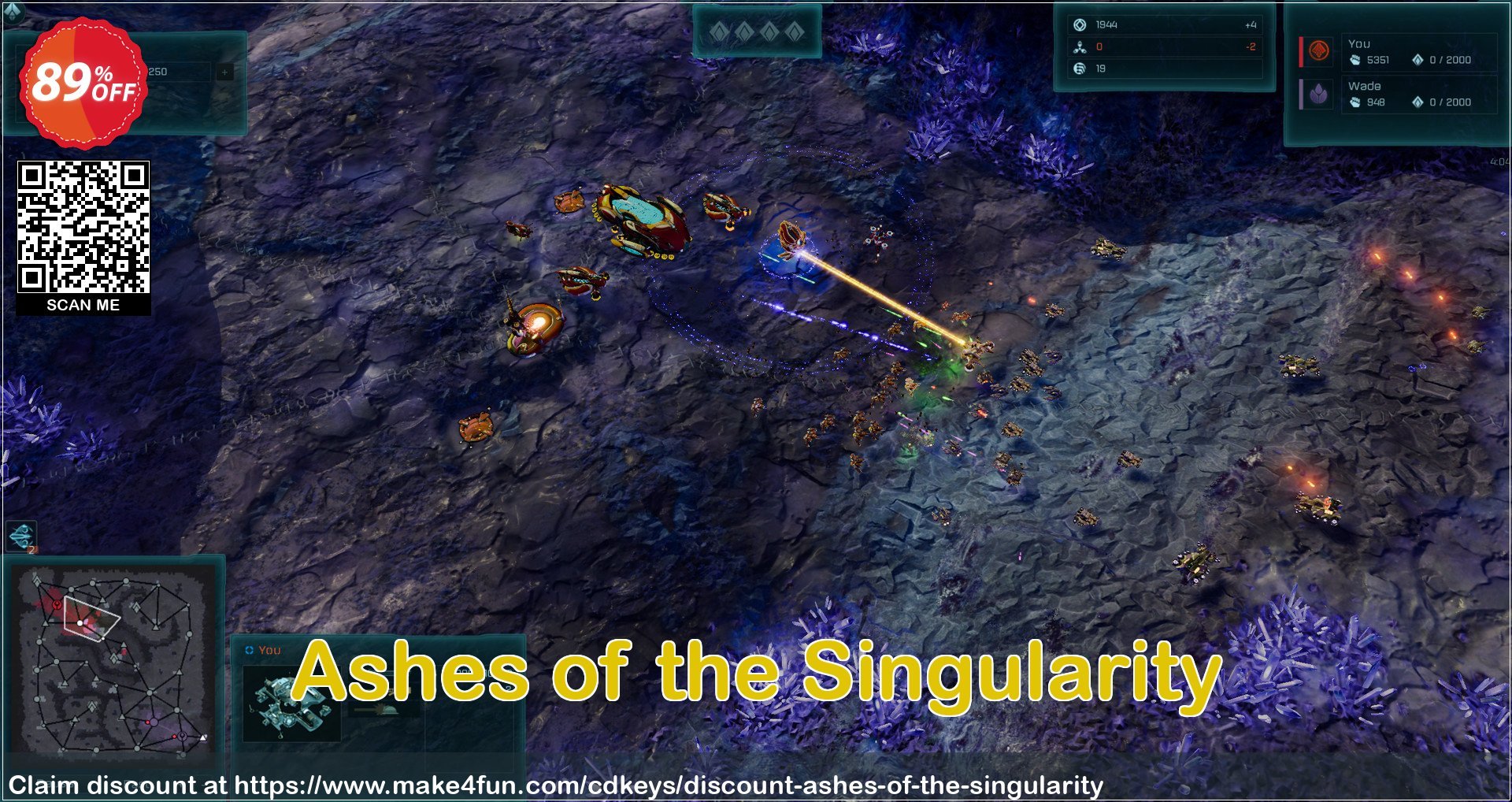 Ashes Of The Singularity coupon codes for PB Lover's Day with 90% OFF, March 2025 - Make4fun