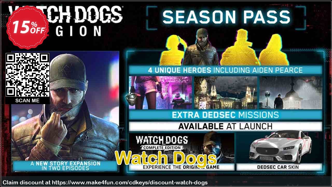 Watch dogs coupon codes for Foolish Fun with 90% OFF, May 2024 - Make4fun