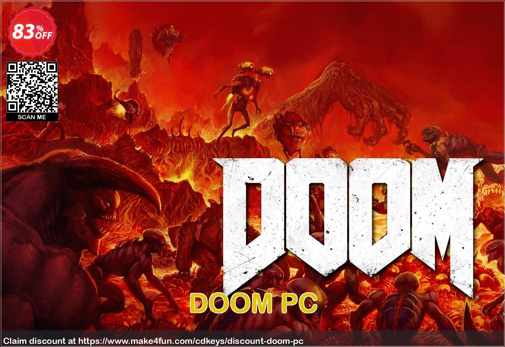 Doom pc coupon codes for May Celebrations with 85% OFF, May 2024 - Make4fun