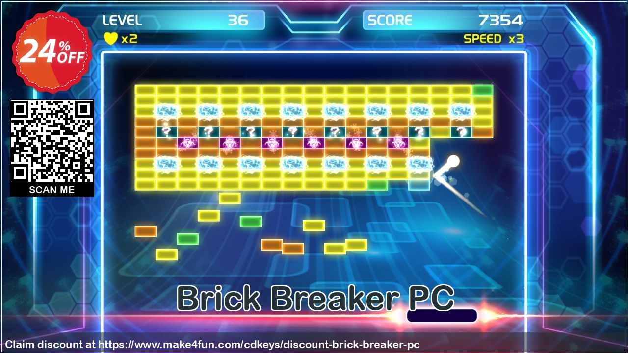 Brick breaker pc coupon codes for Playful Pranks with 20% OFF, May 2024 - Make4fun
