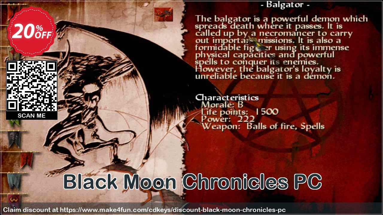 Black moon chronicles pc coupon codes for Bike Commute Day with 15% OFF, May 2024 - Make4fun
