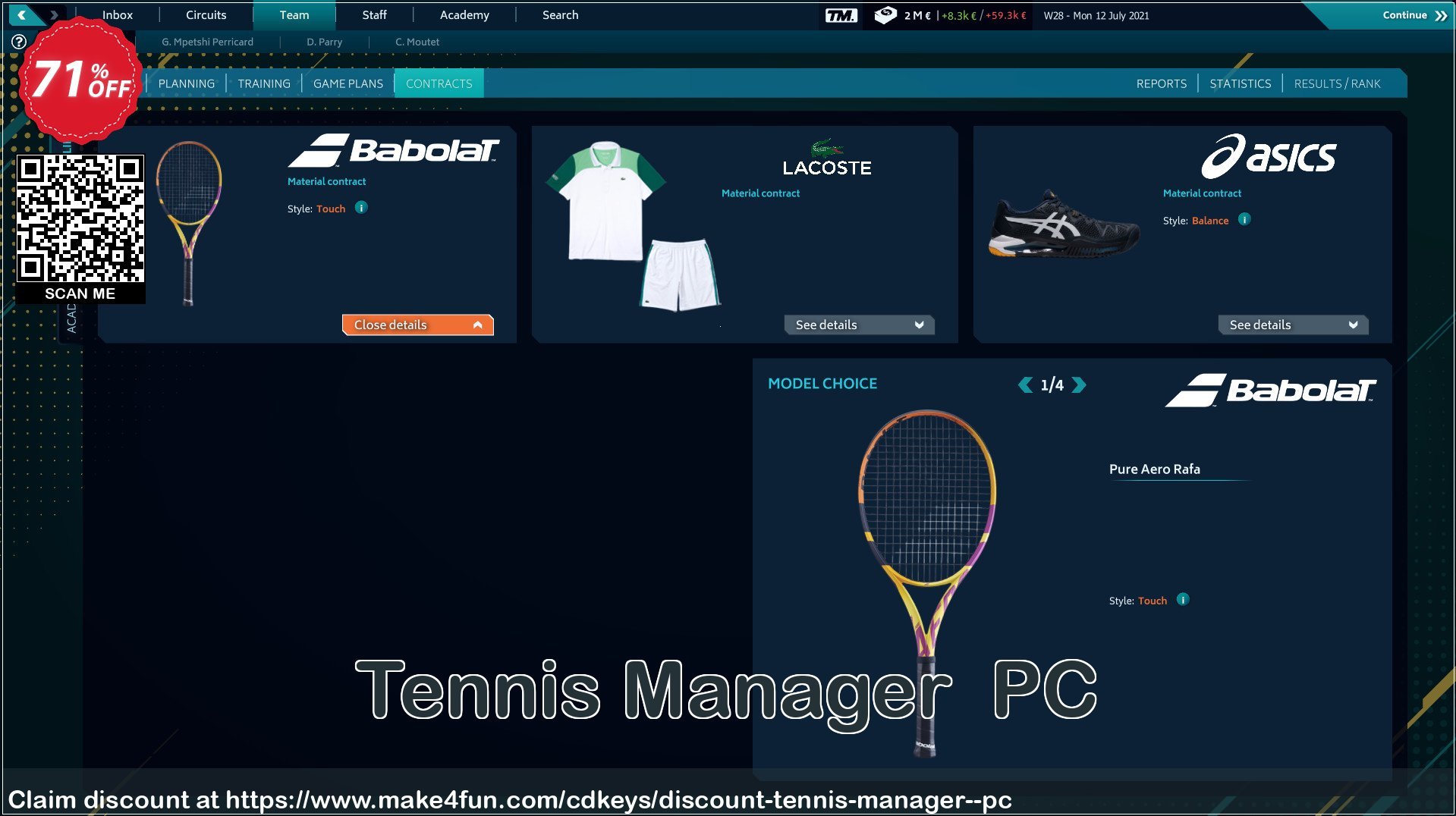 Tennis manager  pc coupon codes for Mom's Special Day with 70% OFF, May 2024 - Make4fun