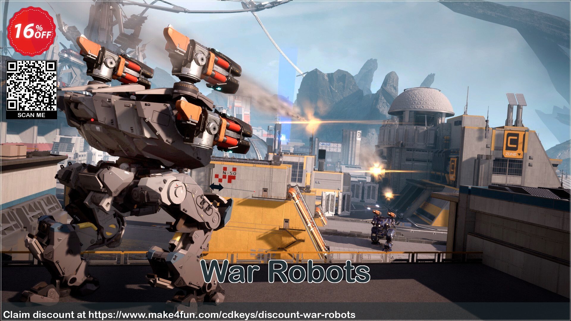 War Robots coupon codes for Bike Commute Day with 15% OFF, May 2025 - Make4fun