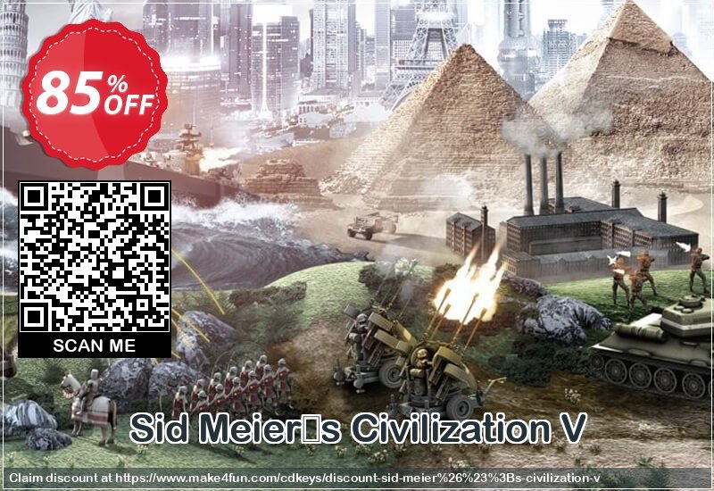 Sid Meier Civilization V coupon codes for Bike Commute Day with 85% OFF, May 2025 - Make4fun