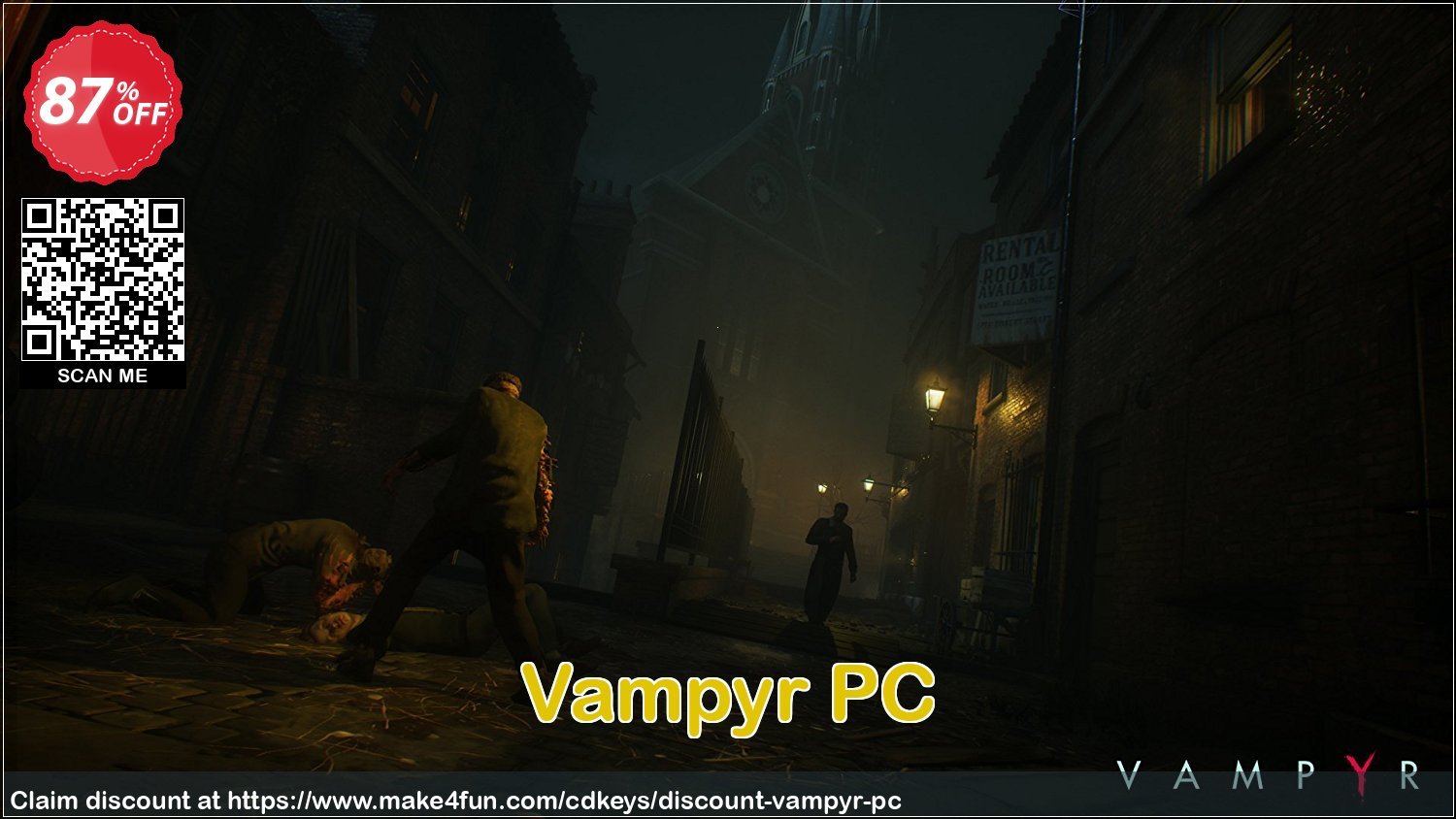 Vampyr pc coupon codes for Mom's Special Day with 90% OFF, May 2024 - Make4fun