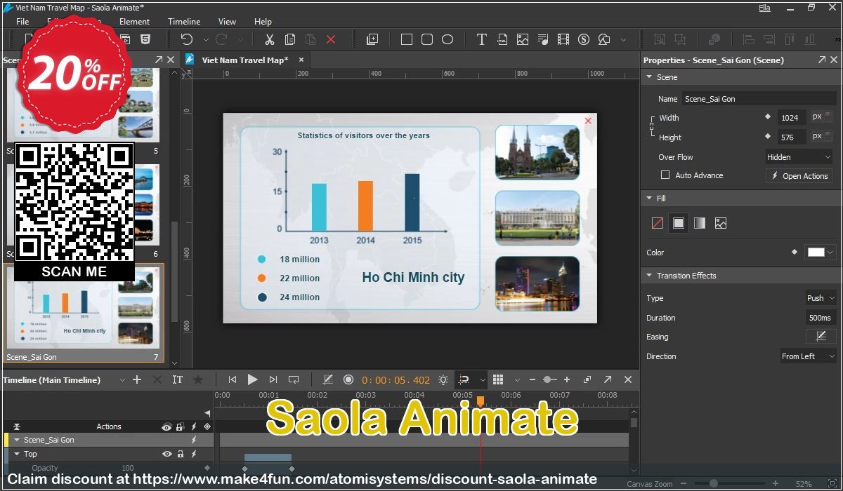 Saola Animate coupon codes for Month of Women with 25% OFF, March 2025 - Make4fun