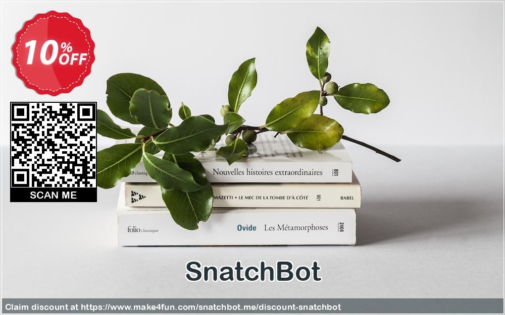 Snatchbot coupon codes for Mom's Special Day with 15% OFF, May 2024 - Make4fun