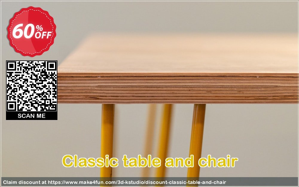 Classic table and chair coupon codes for #mothersday with 65% OFF, May 2024 - Make4fun