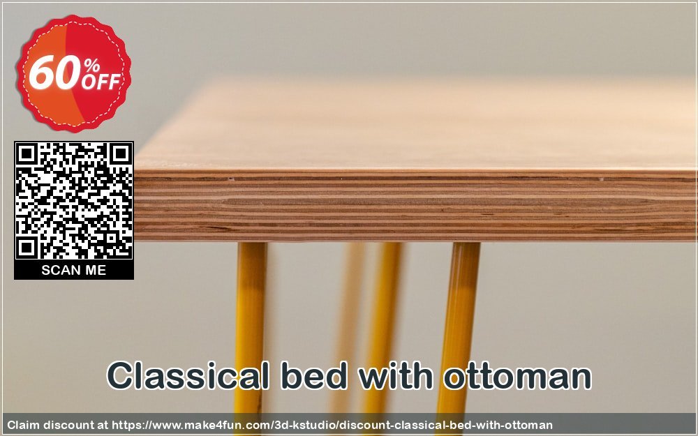 Classical bed with ottoman coupon codes for #mothersday with 65% OFF, May 2024 - Make4fun