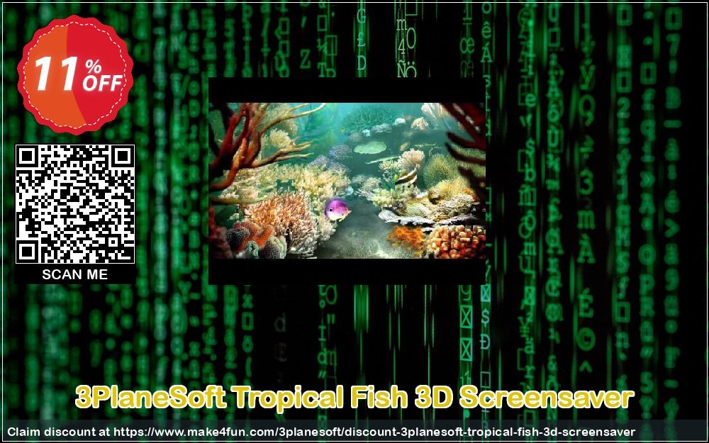 3planesoft Tropical Fish 3d Screensaver coupon codes for Best Friends Day with 10% OFF, June 2025 - Make4fun