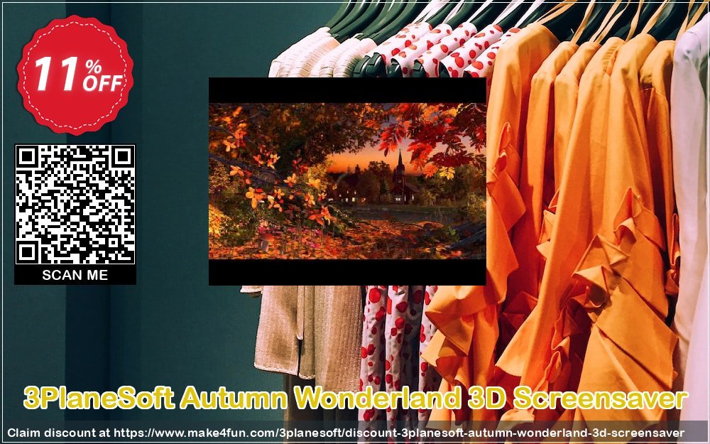 3planesoft Autumn Wonderland 3d Screensaver coupon codes for Donut Day with 10% OFF, June 2025 - Make4fun
