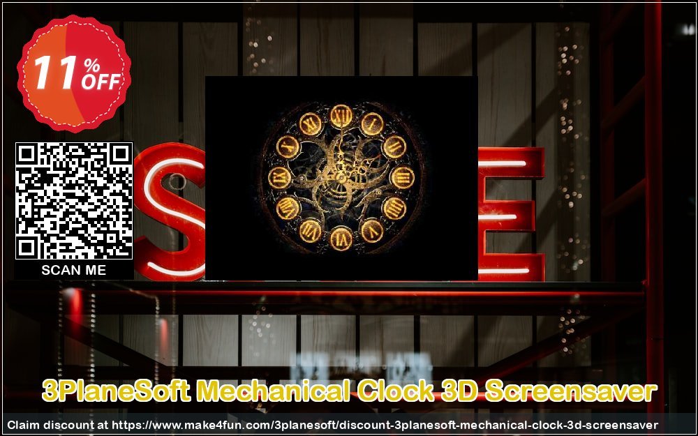 3planesoft Mechanical Clock 3d Screensaver coupon codes for Summer with 10% OFF, June 2025 - Make4fun