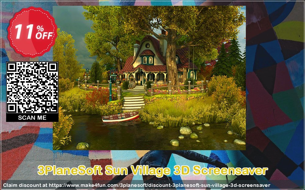 3planesoft Sun Village 3d Screensaver coupon codes for Flag Celebration with 10% OFF, June 2025 - Make4fun