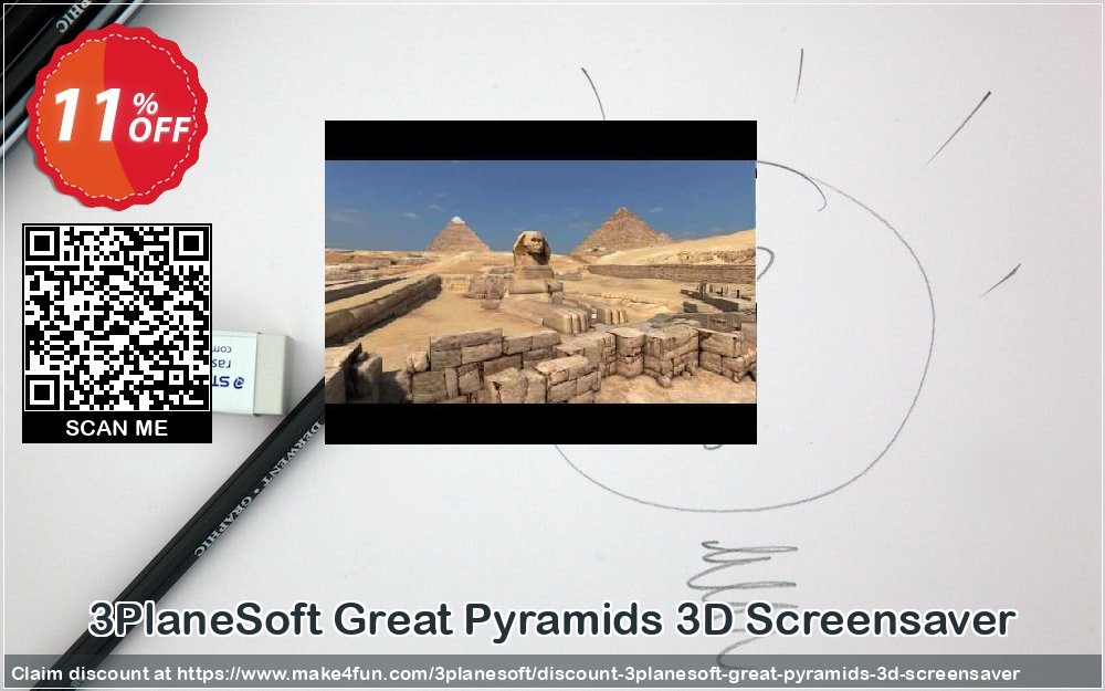 3planesoft Great Pyramids 3d Screensaver coupon codes for Selfie Day with 10% OFF, June 2025 - Make4fun