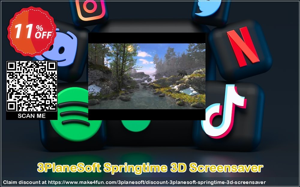 3planesoft Springtime 3d Screensaver coupon codes for Donut Day with 10% OFF, June 2025 - Make4fun