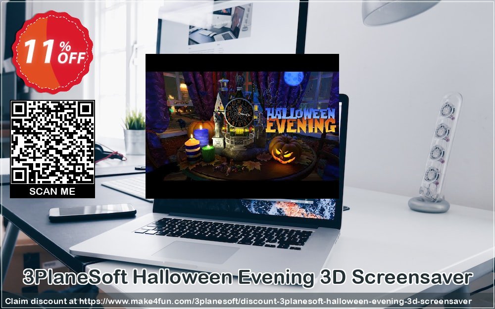 3planesoft Halloween Evening 3d Screensaver coupon codes for Donut Day with 10% OFF, June 2025 - Make4fun