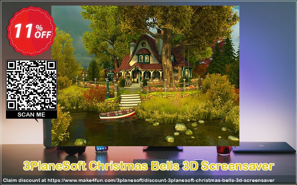 3planesoft Christmas Bells 3d Screensaver coupon codes for #mothersday with 10% OFF, May 2025 - Make4fun