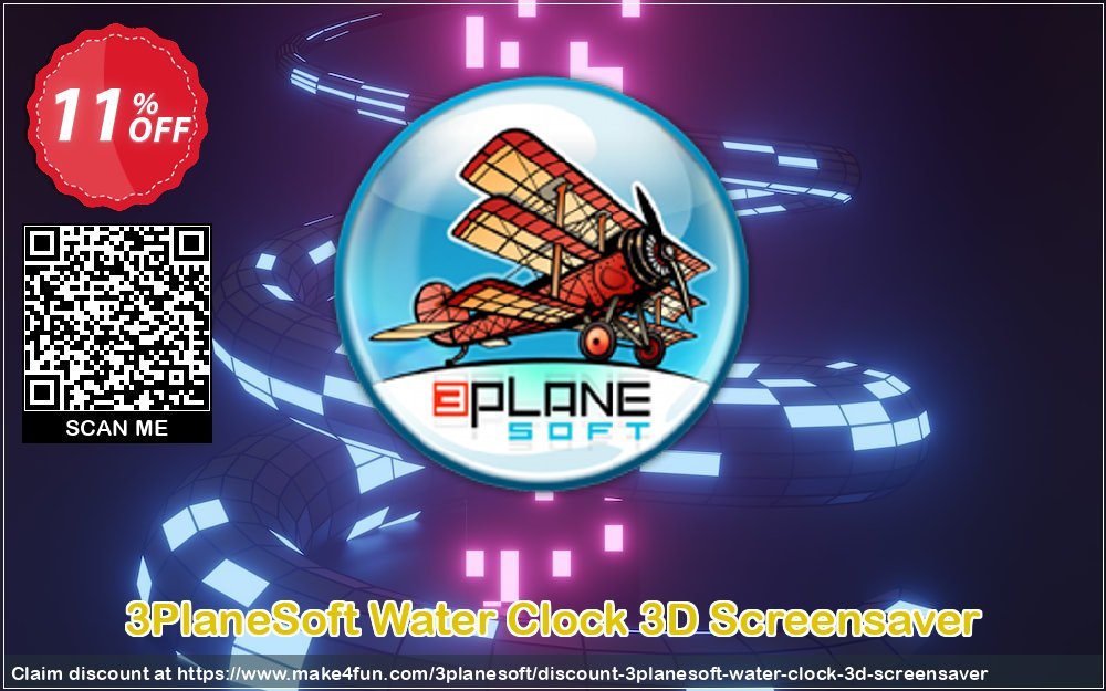 3planesoft water clock 3d screensaver coupon codes for Mom's Day with 10% OFF, May 2024 - Make4fun