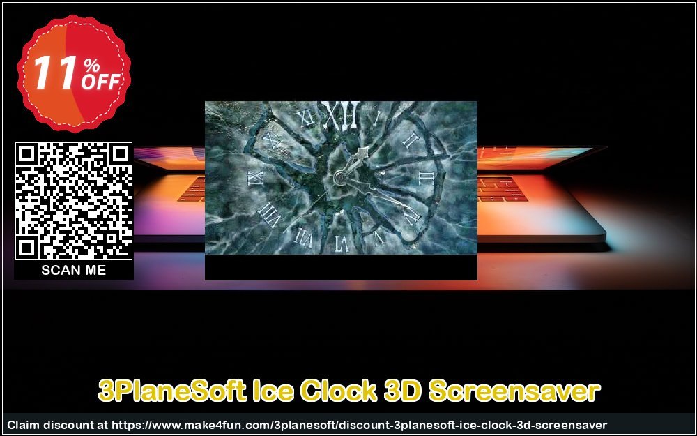 3planesoft Ice Clock 3d Screensaver coupon codes for Summer with 10% OFF, June 2025 - Make4fun