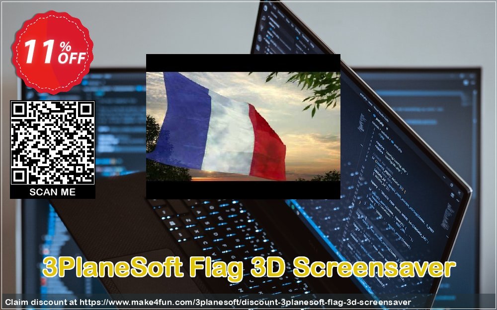 3planesoft Flag 3d Screensaver coupon codes for Flag Celebration with 10% OFF, June 2025 - Make4fun