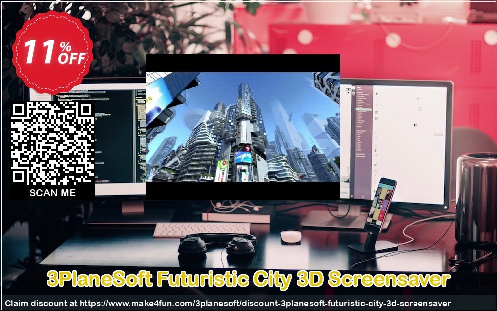 3planesoft Futuristic City 3d Screensaver coupon codes for Oceans Day with 10% OFF, June 2025 - Make4fun