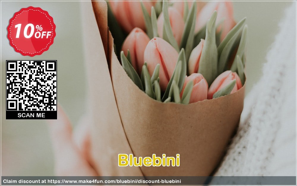 Bluebini Coupon discount, offer to 2024 Mom's Day