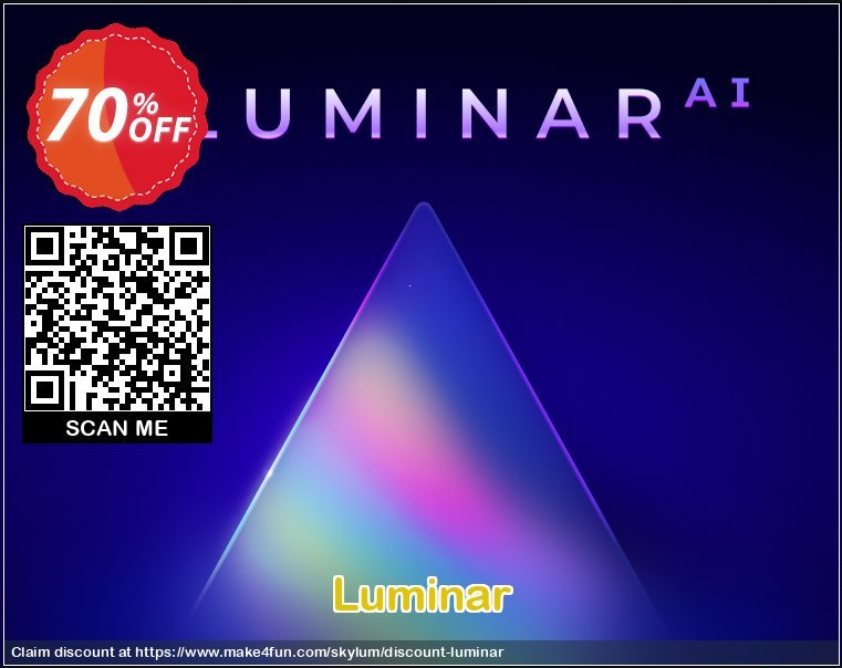 Luminar Ai coupon codes for Foolish Fun with 75% OFF, May 2025 - Make4fun