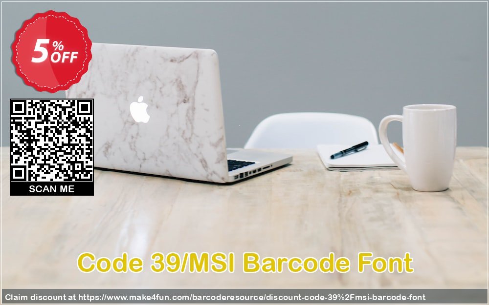 Code 39 Msi Barcode Font coupon codes for Bike Commute Day with 10% OFF, May 2025 - Make4fun