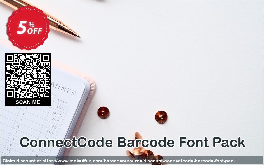 Connectcode barcode font pack coupon codes for #mothersday with 10% OFF, May 2024 - Make4fun