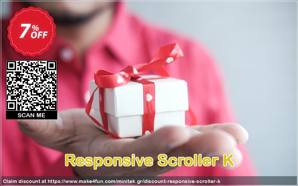 Responsive scroller k coupon codes for Summer with 10% OFF, June 2024 - Make4fun